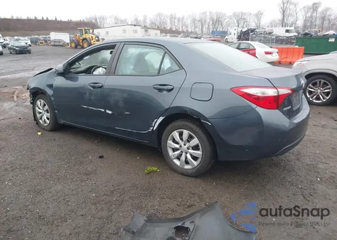 2015 Toyota Corolla Le z USA, uszkodzony, nr VIN 2T1BURHE2FC315480
